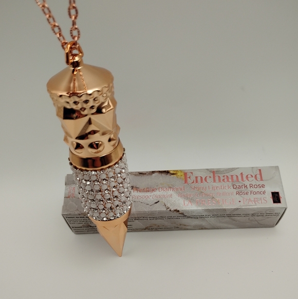 Prestige Diamond Enchanted Dark Rose Shiny Lipstick - Picture 3 of 3